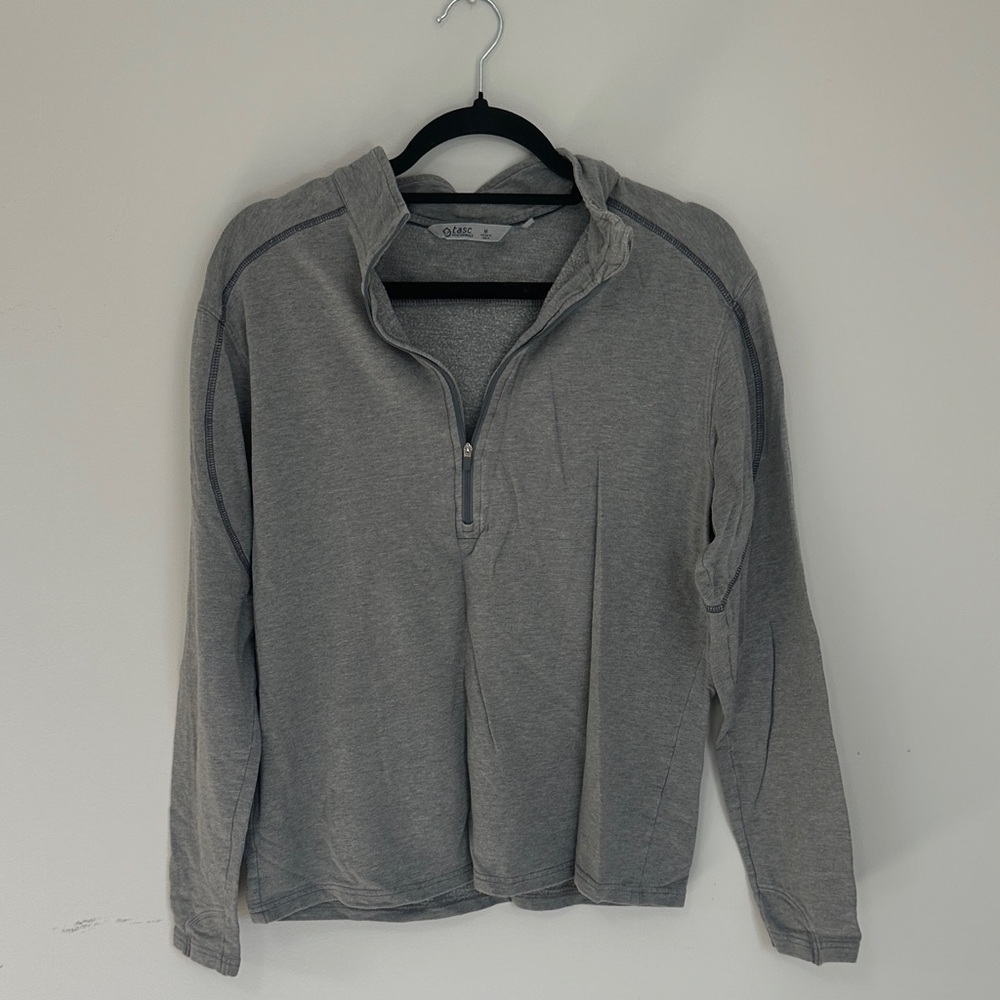 Men’s TASC Performance 1/2 Zip Gray Pullover